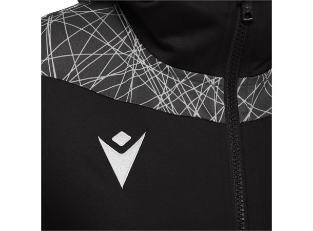 Aurora Full Zip Top Dame BLK/WHT XS Sporty fleecejakke 