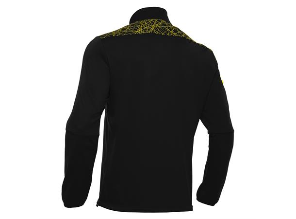 Tagus 1/4 Zip Top SORT/GUL XS Teknisk treningsgenser - Unisex 