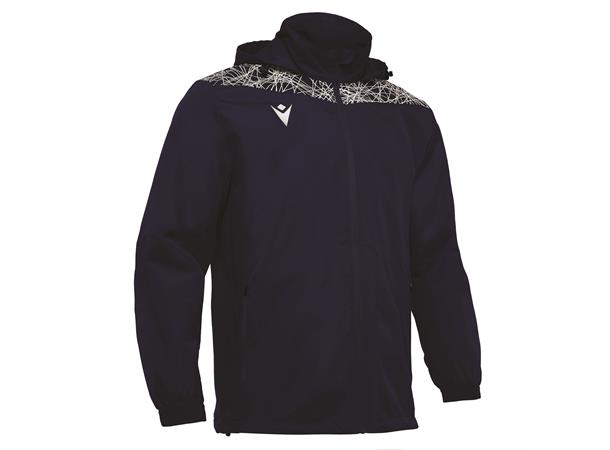 Lahti Showerjacket NAVY/HVIT M Vann- og vindavstøtende jakke - Unisex 