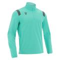 Gange 1/4 Zip Top TRQ/GRY 3XS Teknisk treningsgenser - Unisex