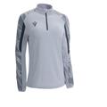 Dora Womens 1/4 Zip Top  SILVER XXS Teknisk treningsgenser til dame