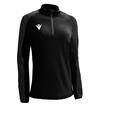 Dora Womens 1/4 Zip Top  BLK XXS Teknisk treningsgenser til dame