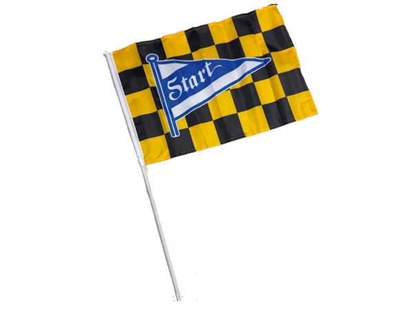 Start Supporterflagg m/pinne Supporterflagg med Startvimpel 
