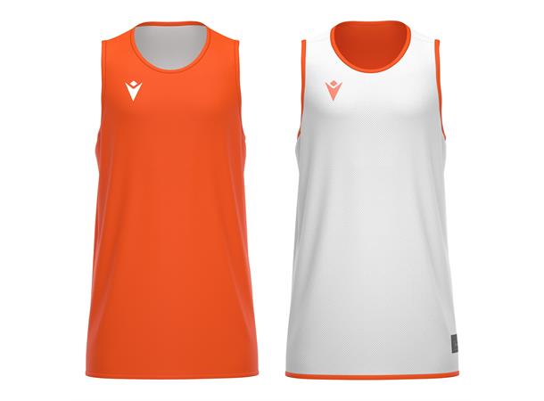 X500 Basket ShirtORA/WHT 3XL Vendbar teknisk basketdrakt - Unisex 