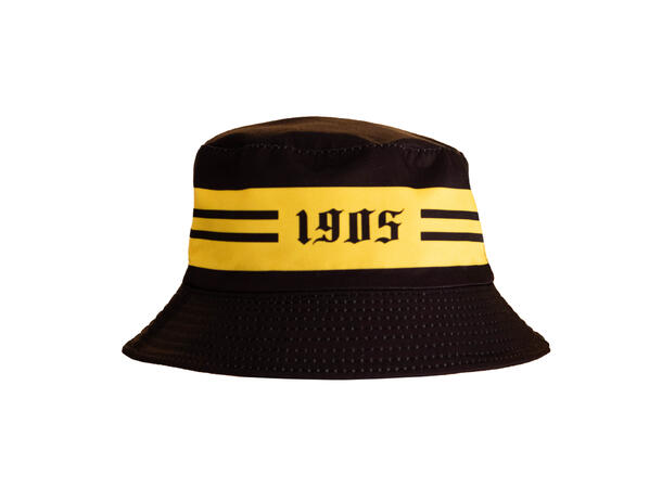 Start Bøttehatt BLK/YEL ONE SIZE Supporterhatt med striper 