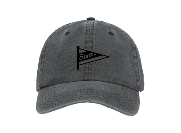 Start Caps grå Supportercaps med Startvimpel - Onesize 