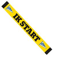 Start skjerf - IK START YEL/BLK ONE SIZE Med IK START og vimpel