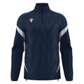 Hollow 1/4 zip NAV/WHT XL Treningstopp - Unisex