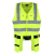 Ridgeback Vest Hi-Vis Safety Yel 3XL/4XL High Visibitity med refleksbånd 