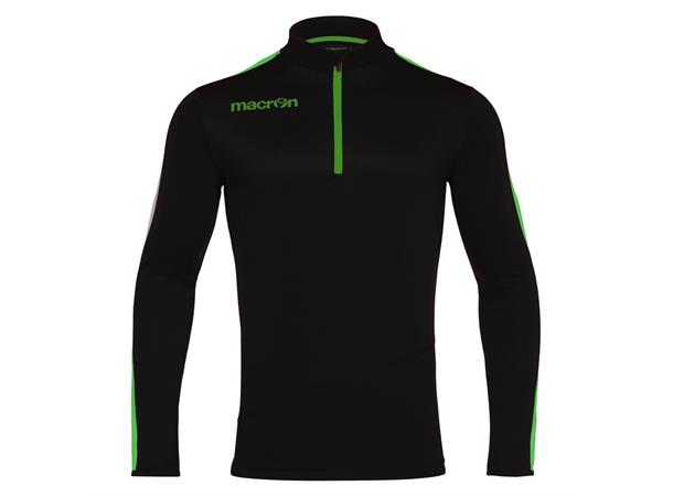 Talent Training 1/4 Zip Top BLK/GRN XL Teknisk treningsgenser  - Unisex 